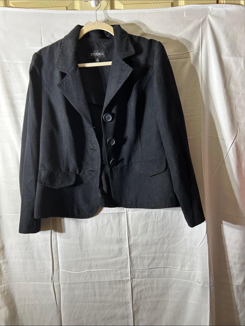 Studio 17 Black Women's Classic Tailored Blazer